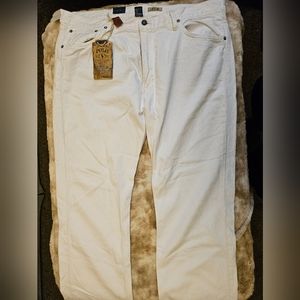 Polo Ralph Lauren 40x30 White Jeans